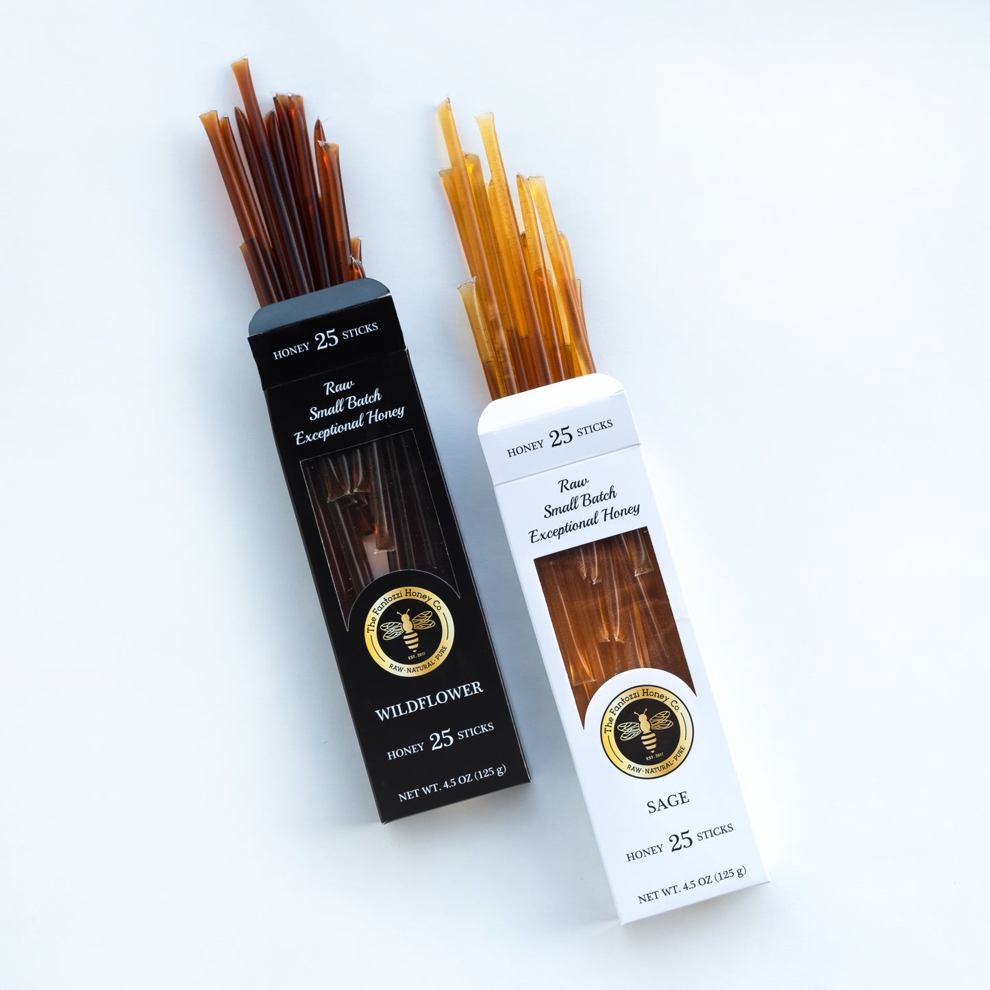 raw honey sticks