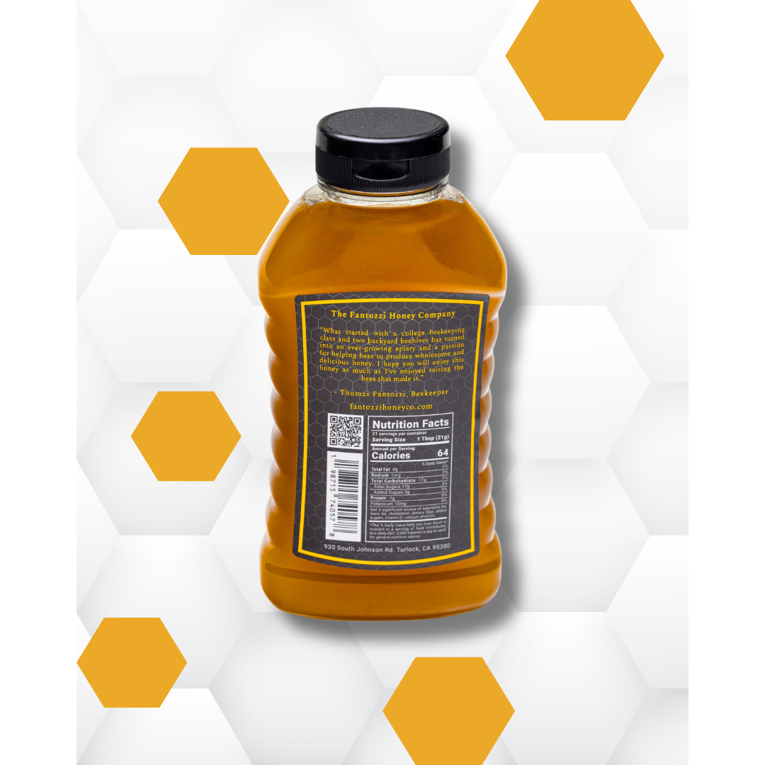 12 oz. Wildflower Honey - Fantozzi Honey – Fantozzi Honey Company