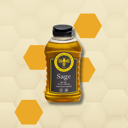 Sage Honey Squeeze Bottles