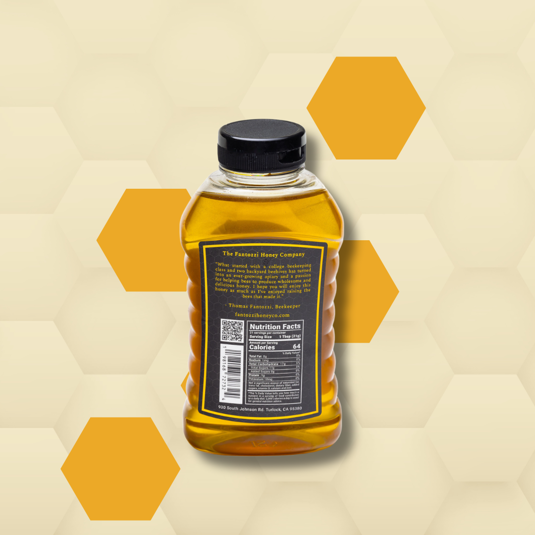 12 oz. Wildflower Honey - Fantozzi Honey – Fantozzi Honey Company